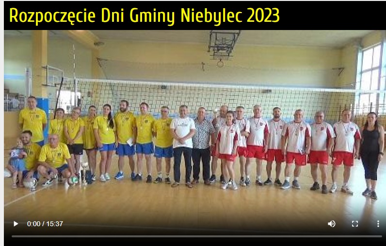 Relacja filmowa z rozpoczęcia Dni Gminy Niebylec 2023